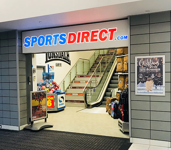 Sports Direct The Baytree Shopping Centre
