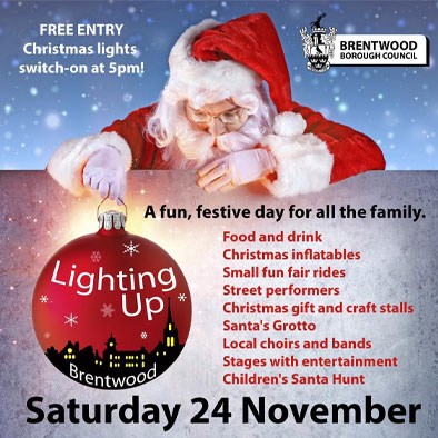 Lighting Up Brentwood – Free Entry