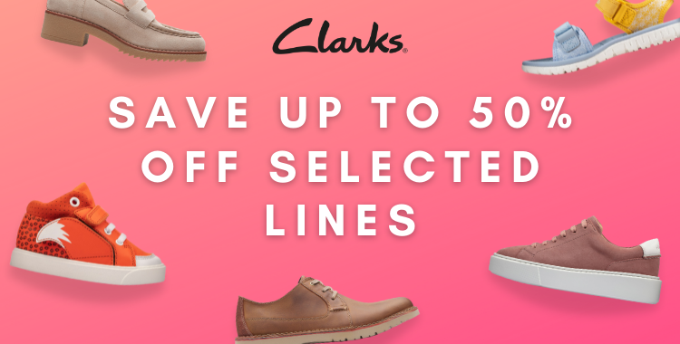 50% Off at Clarks!