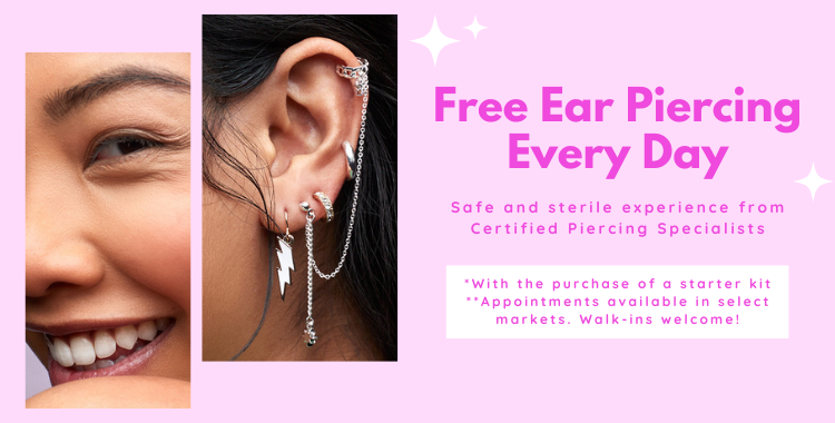FREE EAR PEIRCING AT CLAIRES