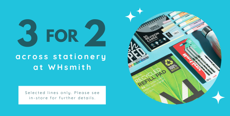 3 for 2 on Stationery ✏