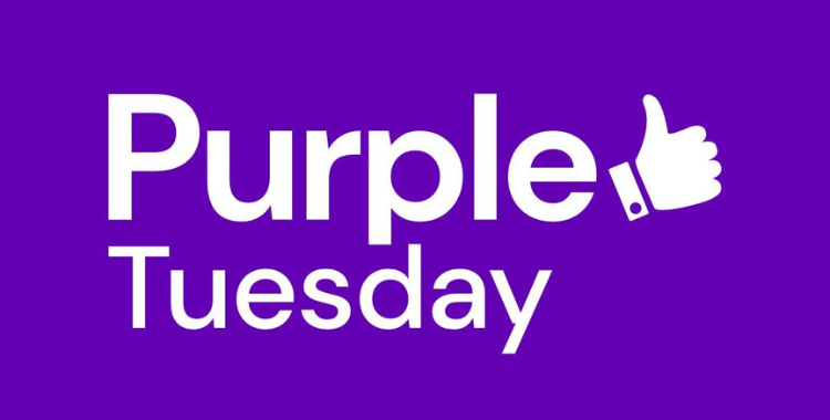 Today is Purple Tuesday 💜