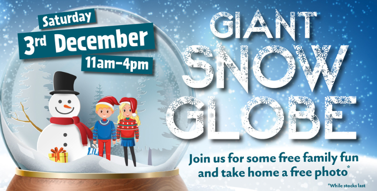 Enter The Giant Snow Globe! ❄